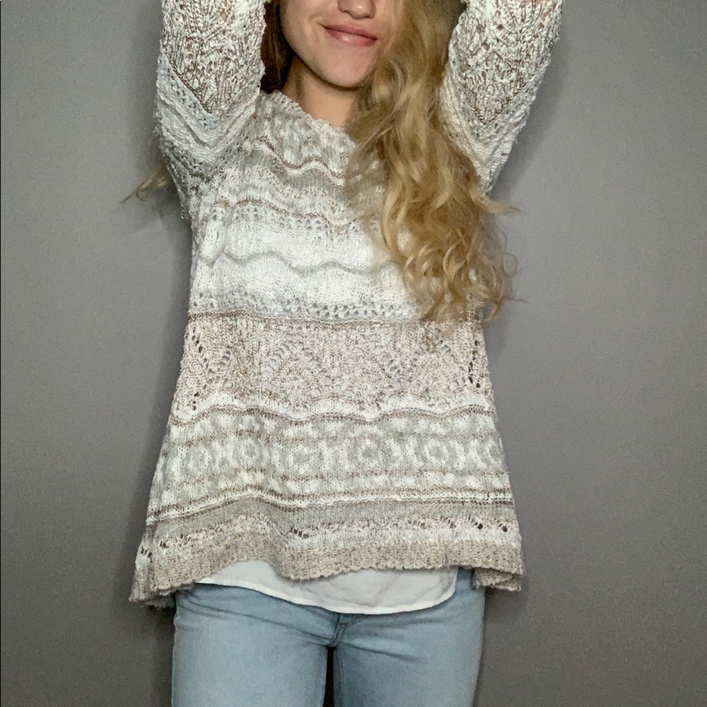 Dressbarn Patterned Layered Sweater - Picture 6 of 15